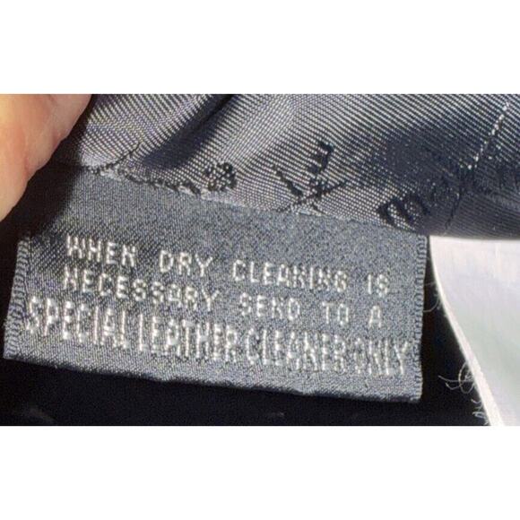 Vintage 90s Wilsons black Leather Maxima Leather Jacket - large - Picture 6 of 12